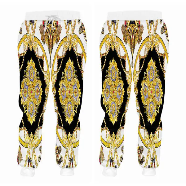 pants Funky/толстовка с капюшоном и штаны для бега, комплект из 2 предметов, унисекс, в стиле хип-хоп, пуловер с золотой цепочкой, спортивные костюмы с капюшоном+ брюки - Цвет: pants