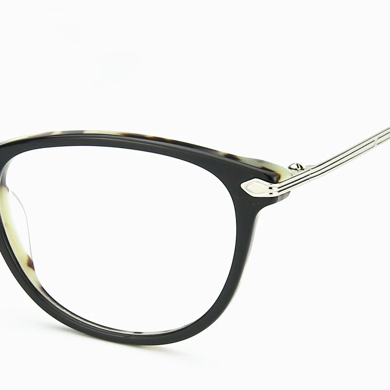 Ретро черепаховая ацетатная оправа для очков для женщин, очки, прозрачные очки в оправе для компьютера, популярные аксессуары для очков BT4002