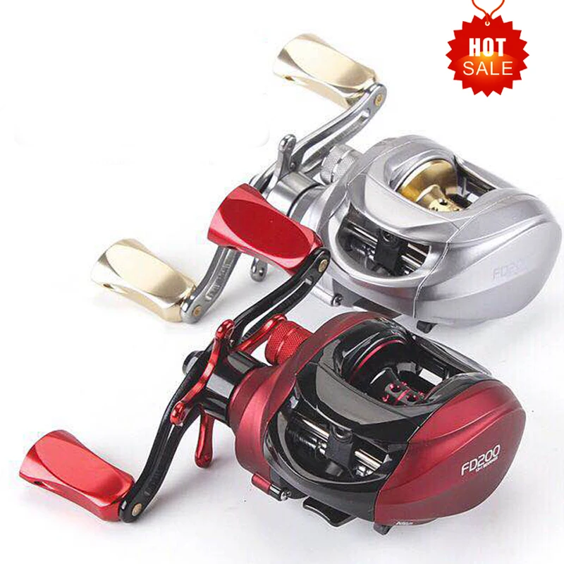 Hu Ying Baitcasting Reel Left and Right Hand Optional Road Wheel Water Wheel Centrifugal Brake Metal Grip