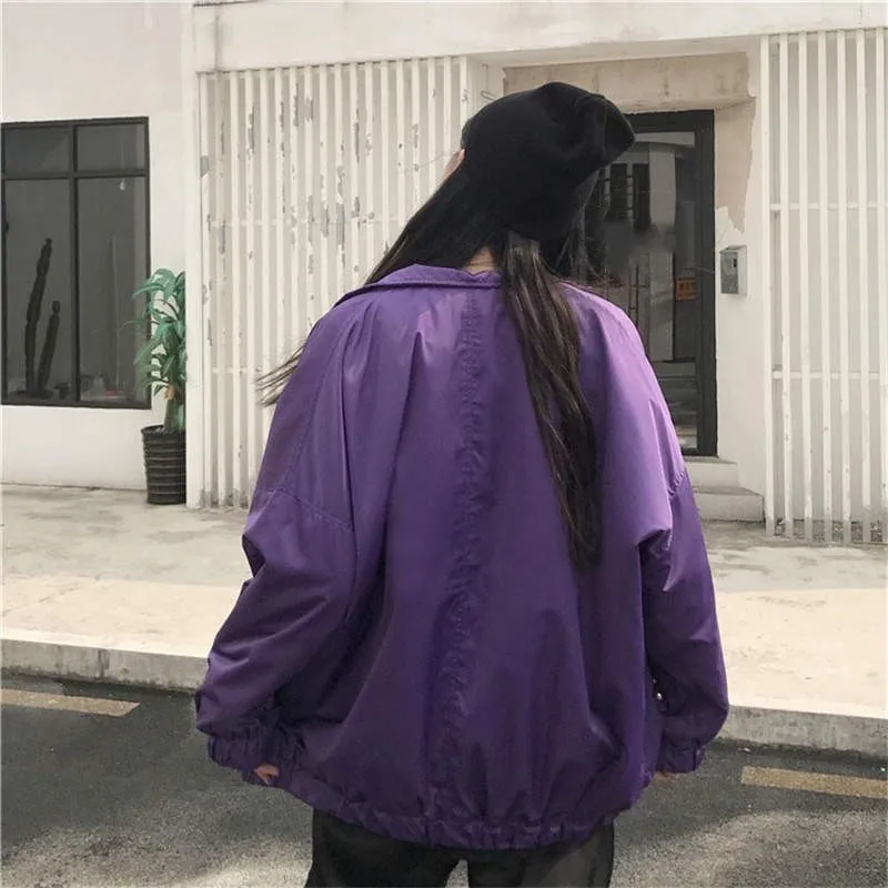 Neploe 2019 Harajuku куртка с воротником стойкой пальто буквенным принтом модная верхняя