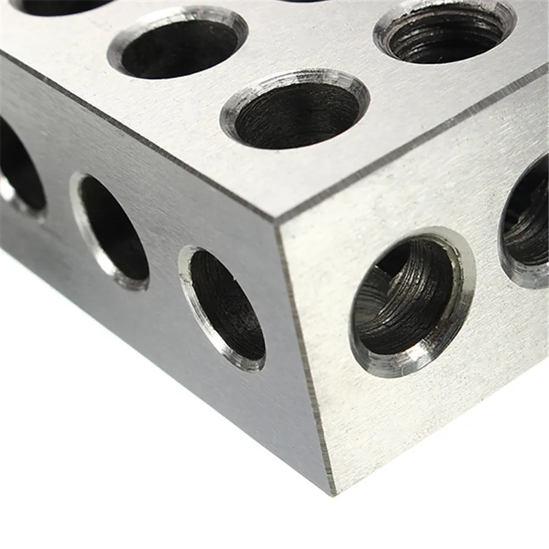 ELEG-2Pcs 25x50x75 мм закаленные стальные блоки 23 Отверстия параллельный зажимной блок токарные инструменты точность 0,005 мм для станка