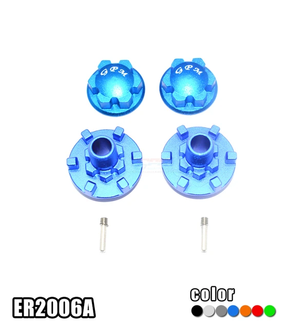 Best Price 1Set TRAXXAS E-REVO Enhanced Hex Adapter Aluminum Alloy Wheel Hub Rim Hexagonal Connector for RC Cars Modified Upgrades