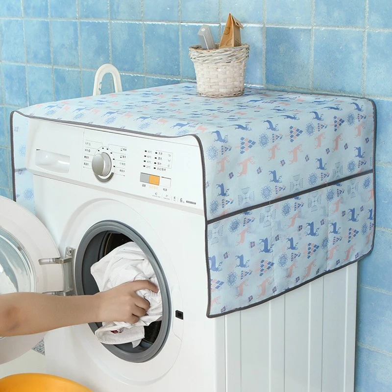 Washing Machine Cover Waterproof Dust Refrigerator Protector Case Home