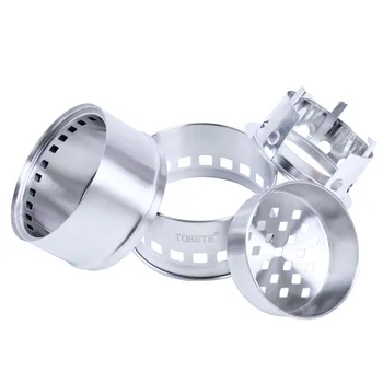 

Folding Wood Gasifier Stainless Steel Solidified Alcohol Stove Backpacking Survival Firewood Burning Cooking System GI884068