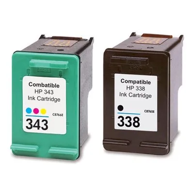 For HP 338 343 Ink Cartridges For HP 460c 5740 5745 6520 6540 6620 6840 9800 6200 6210 7210 7310 