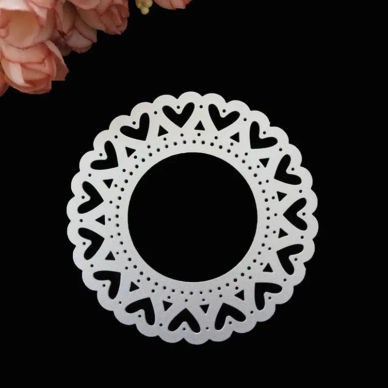 Metal Cutting Die Love Heart Scrapbooking Die Cuts Stencil DIY Embossing Craft Photo Album Decorative2