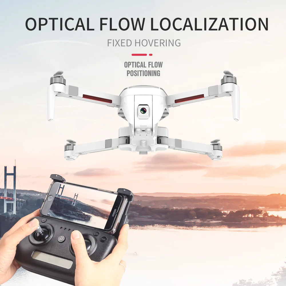 GPS 5G WIFI FPV 4K HD широкоугольный двойной бесщеточный складной умный Радиоуправляемый