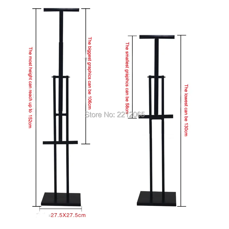 standing floor sign holders