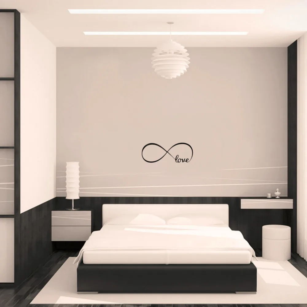 Personalized diy Symbol LOVE Bedroom Wall Decal Quotes Vinyl Wall Stickers for home room decoration