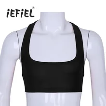 IEFiEL, мужская майка без рукавов с y-образной спинкой, майка, майка, ночная Клубная одежда, костюм для выступлений, топы, хит, жилет для мужчин