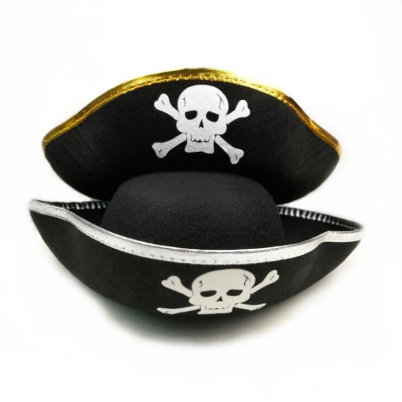 Хэллоуин взрыв пиратская шляпа Мода Косплей реквечерние визит партия поставки пиратский капитан мода кровь Карибский пират пиратская