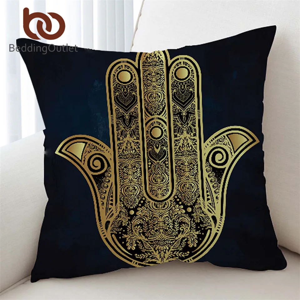 BeddingOutlet наволочка Hamsa в винтажном стиле декоративная бохо 45 см|Наволочка| |