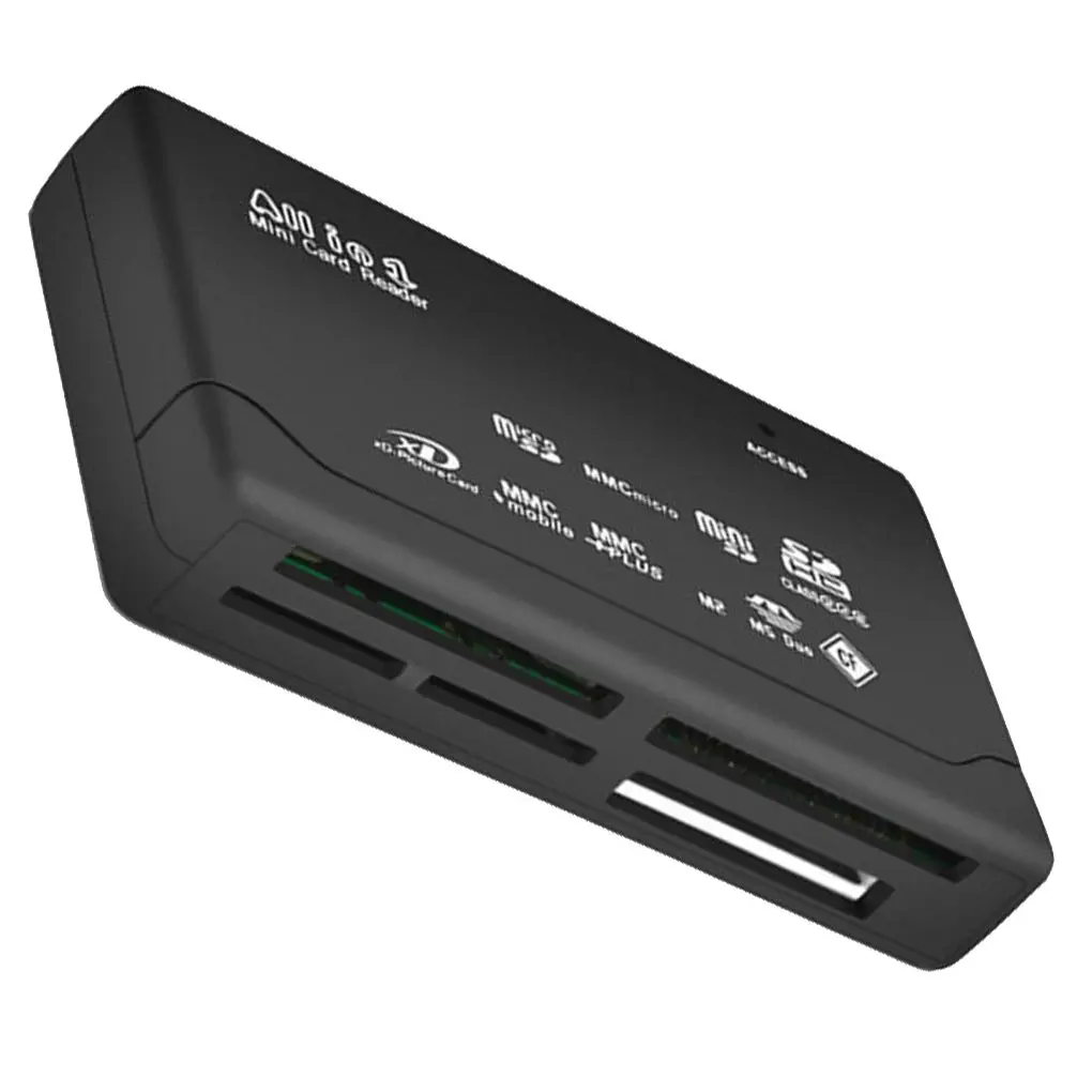 Все в одной карточке Reader USB 2,0 SD Card Reader адаптер Поддержка TF CF SD Mini SD SDHC MMC MS XD