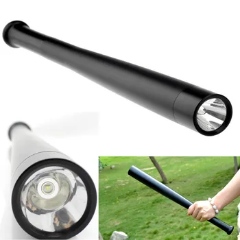 

LED Q5 Heavy Metal Long Baseball bat flashlight flash light Torch Security