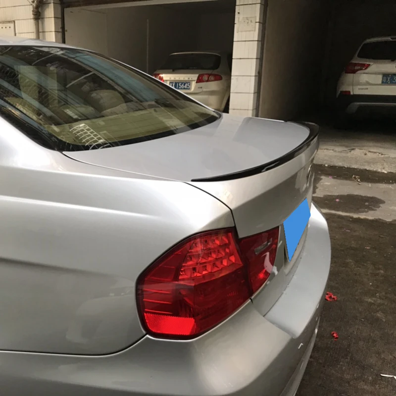 Для BMW E90 320i 320li 325li 328i спойлер 2005-2011 автомобиля ABS пластиковый Неокрашенный задний праймер Багажник крыло багажника спойлер