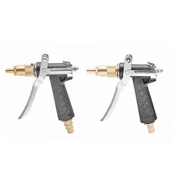 

Car Wash Water Gun High Pressure Spray Copper Water Nozzle w/Hose Buckle