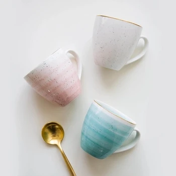 

2017 Creative ceramic cup mug milk cup coffee lovers Free shipping