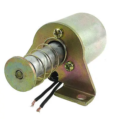 

220VDC 2.2A 5Kg Force 22mm Stroke Breaking Brake Electromagnet Solenoid