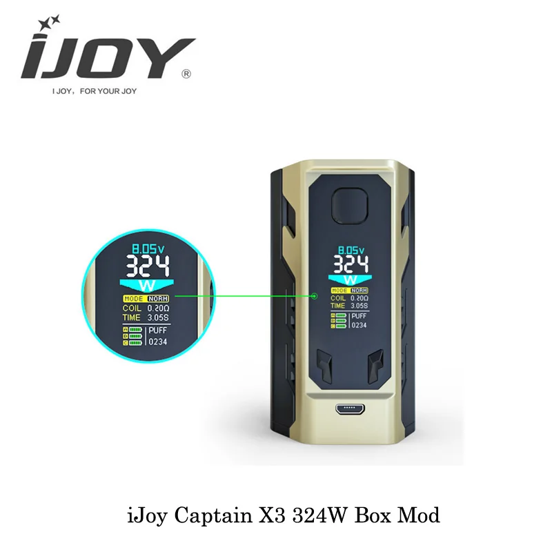 3PCS 20700 Batteries IJOY Captain X3 TC 324W Box Mod Vape elektronik sigara Fit Captain X3 subohm Tank 8ml VS SMOK Mod Box vape 3PCS 20700 Batteries IJOY Captain X3 TC 324W Box Mod Vape elektronik sigara Fit Captain X3 subohm Tank 8ml VS SMOK Mod Box vape