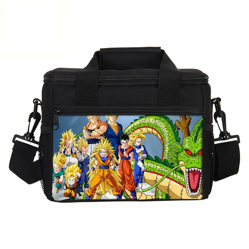 Аниме Dragon Ball термо сумки для обедов для мальчиков сумка для пикника дети тепловой медицинский переносной кулер для хранения инсулина Супер Saiyan