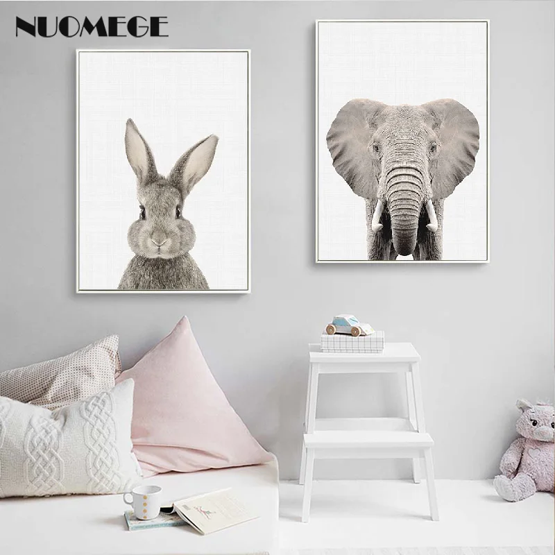 elephant paintings for nursery