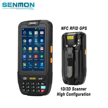 

SENMON Android 7.0 Handheld Pos Terminal with NFC UHF RFID Reader Memory 4" Screen Data Terminal 1D,2D Laser Barcode Scanner