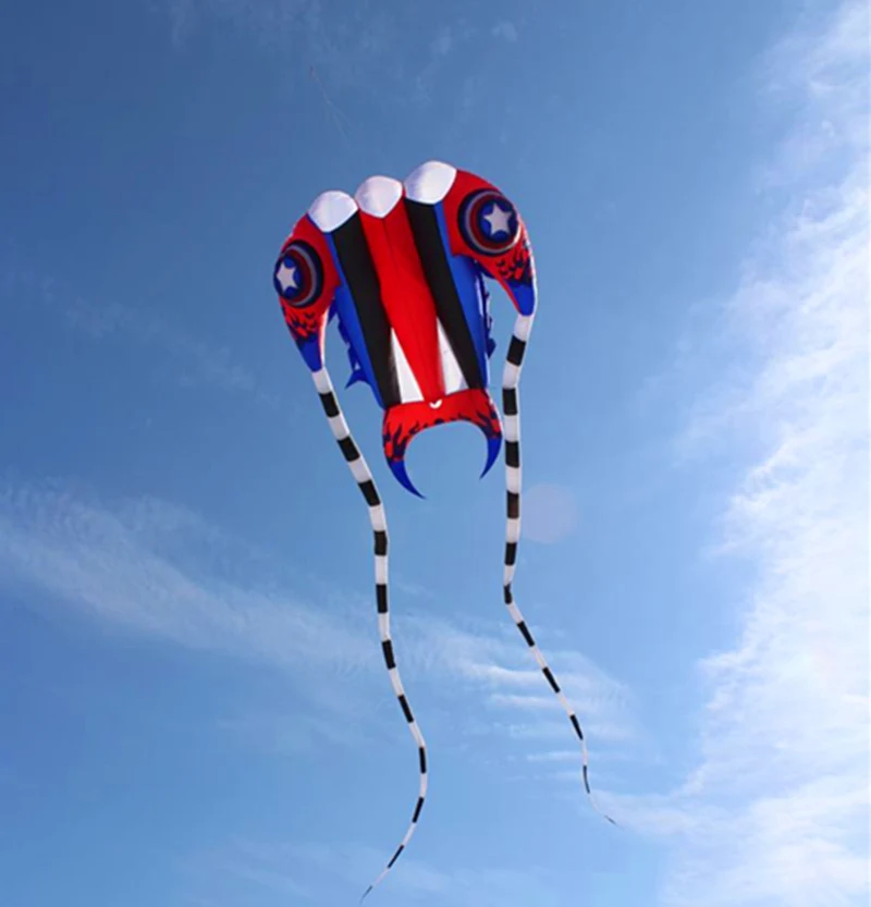 Большой трилобиты кайт Nylon Ripstop открытый игрушки воздушных змеев для взрослых Осьминог Кайт Ветроуказатель воздушный змей