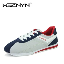 WGZNYN 2017 Mode Hommes Casual Chaussures Printemps Automne Hommes Respirant Appartements Chaussures Zapatillas Hombre Livraison Gratuite