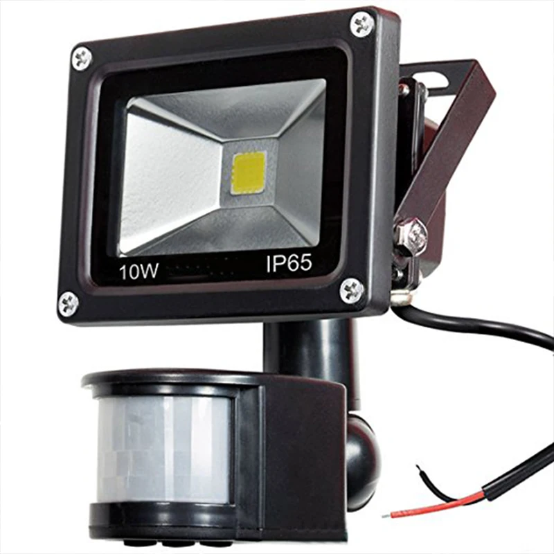 

Motion Sensor LED Flood Light,760 Lumens Daylight White,10W Waterproof Outdoor Security Light with PIR for Home Garden Garag