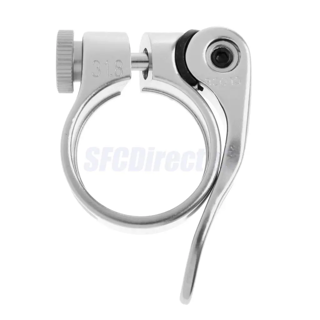 31.8mm Bicycle Seat Clamp Seatpost Clip Tube Lock  Aluminum Alloy Road MTB Cycling Bike Bicycle Quick Release Seatpost Clamp