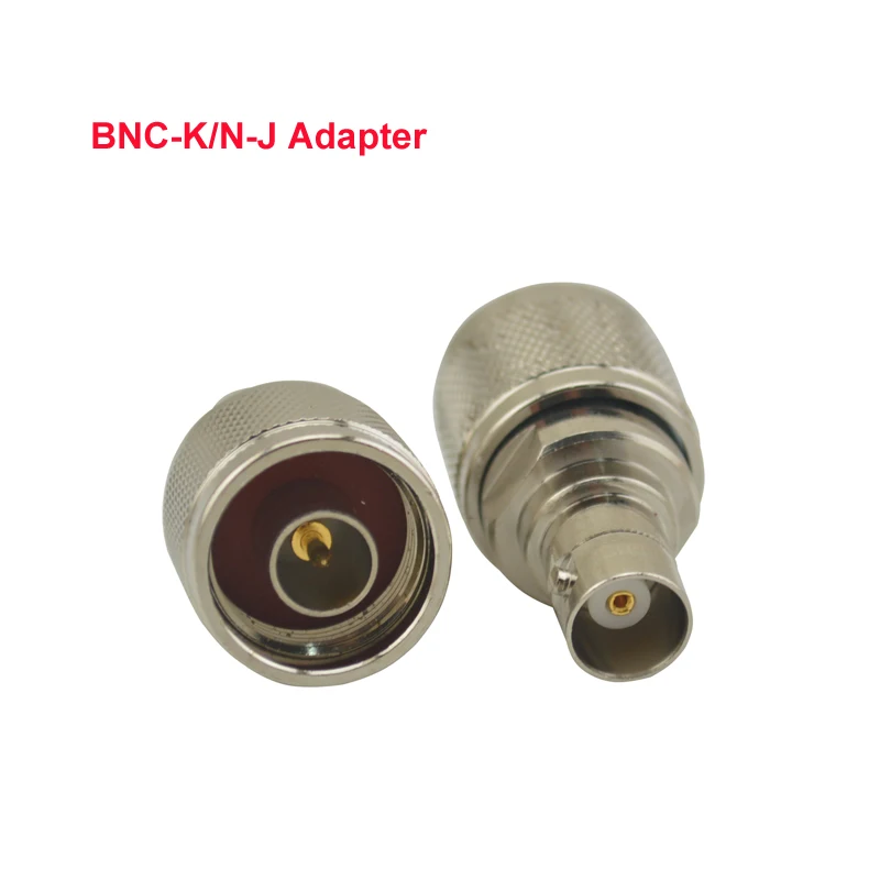 Walkie talkie Adapter BNC K(BNC Female)/N J (N Male) jack RF connector straight for Two way