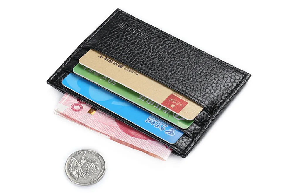 

Maison Fabre money clip fashion Retro Men Leather Clutch Billfold Wallet Credit ID Card Slim Purse 2019 porta credencial