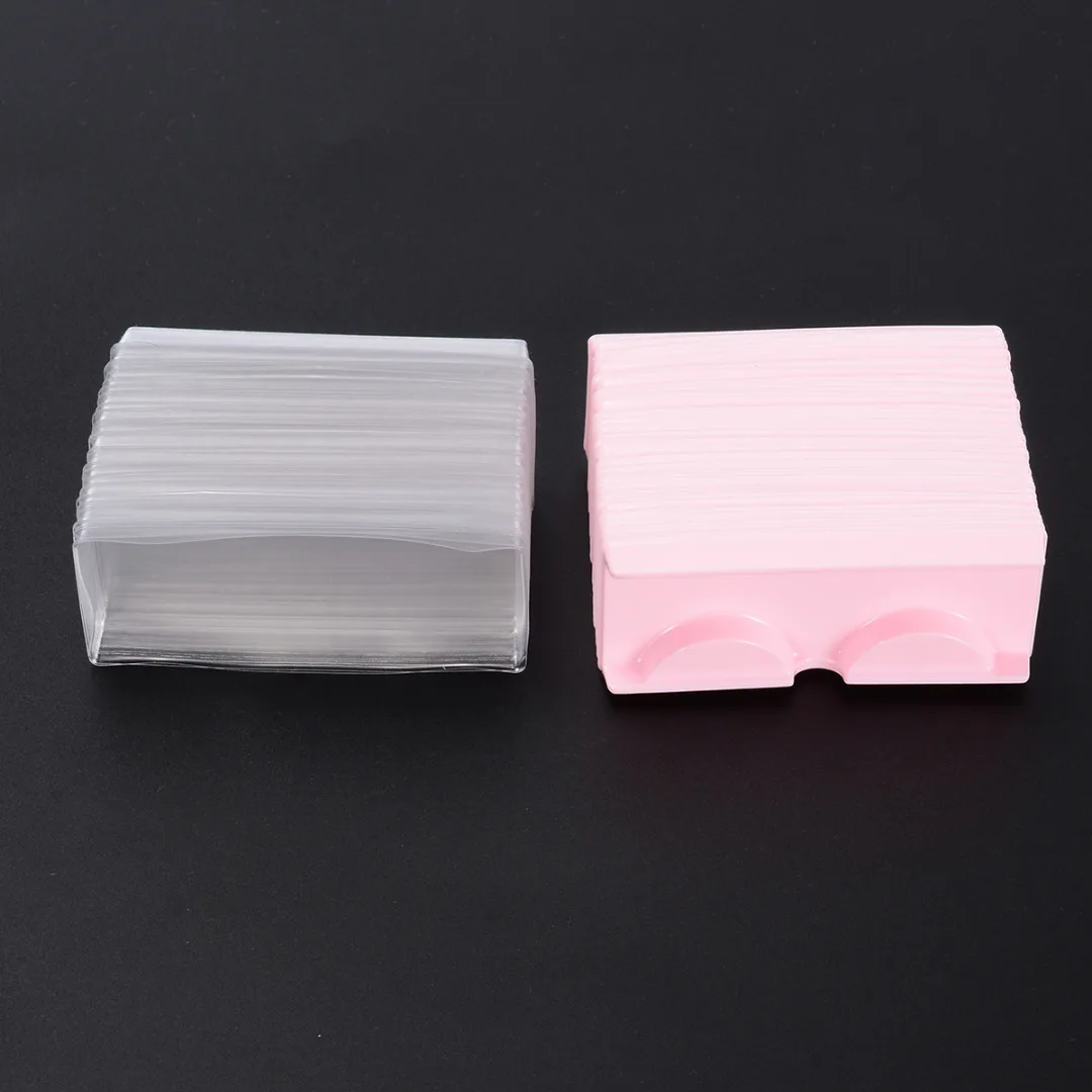 25pcs/50pcs Plastic Empty Eyelashes Storage Cases Container for Makeup Cosmetic Fake Lashes
