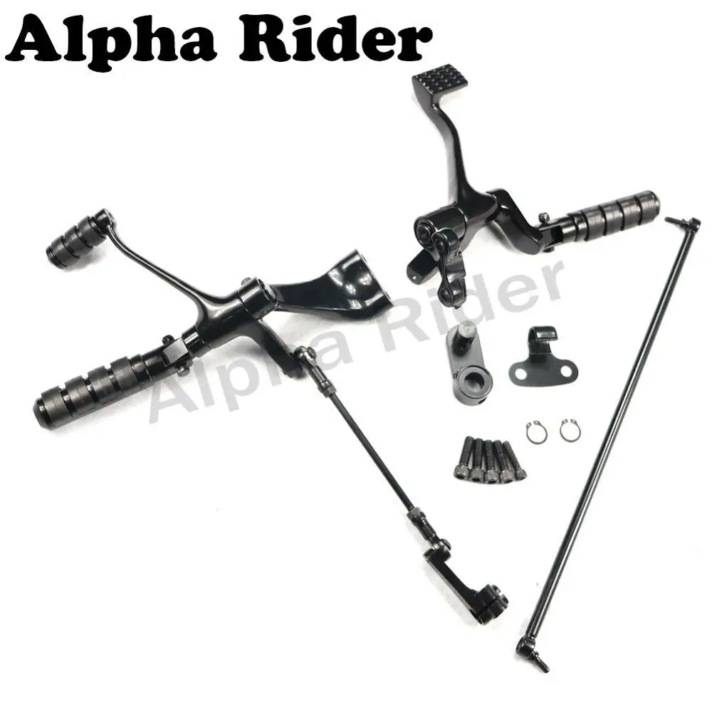 

Complete Forward Control Foot Pegs Lever Linkage Kit for Harley Sportster SuperLow XL 1200 883 48 72 Iron Custom 2014 2015 2016