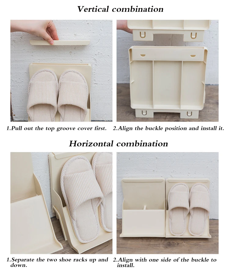 Новая простая пластиковая полка для обуви, домашняя многослойная подставка для обуви, удобная обувная коробка, органайзер для обуви, полка
