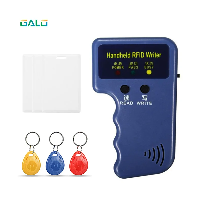 

Handheld 125KHz RFID Copier Writer Duplicator Programmer Reader T5577 EM4305 Rewritable ID Keyfobs Tags Card T5577 5200