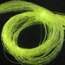 [Семь Neon] DHL 1 мм Диаметр 1500 метров/roll ПММА волоконно-оптический кабель Точка Glow для engie освещение украшения