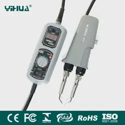 220 В/110 В EU/US/GB/AU PLUG YIHUA 938D портативный Пинцет Мини паяльная станция горячий Пинцет для BGA SMD ремонт