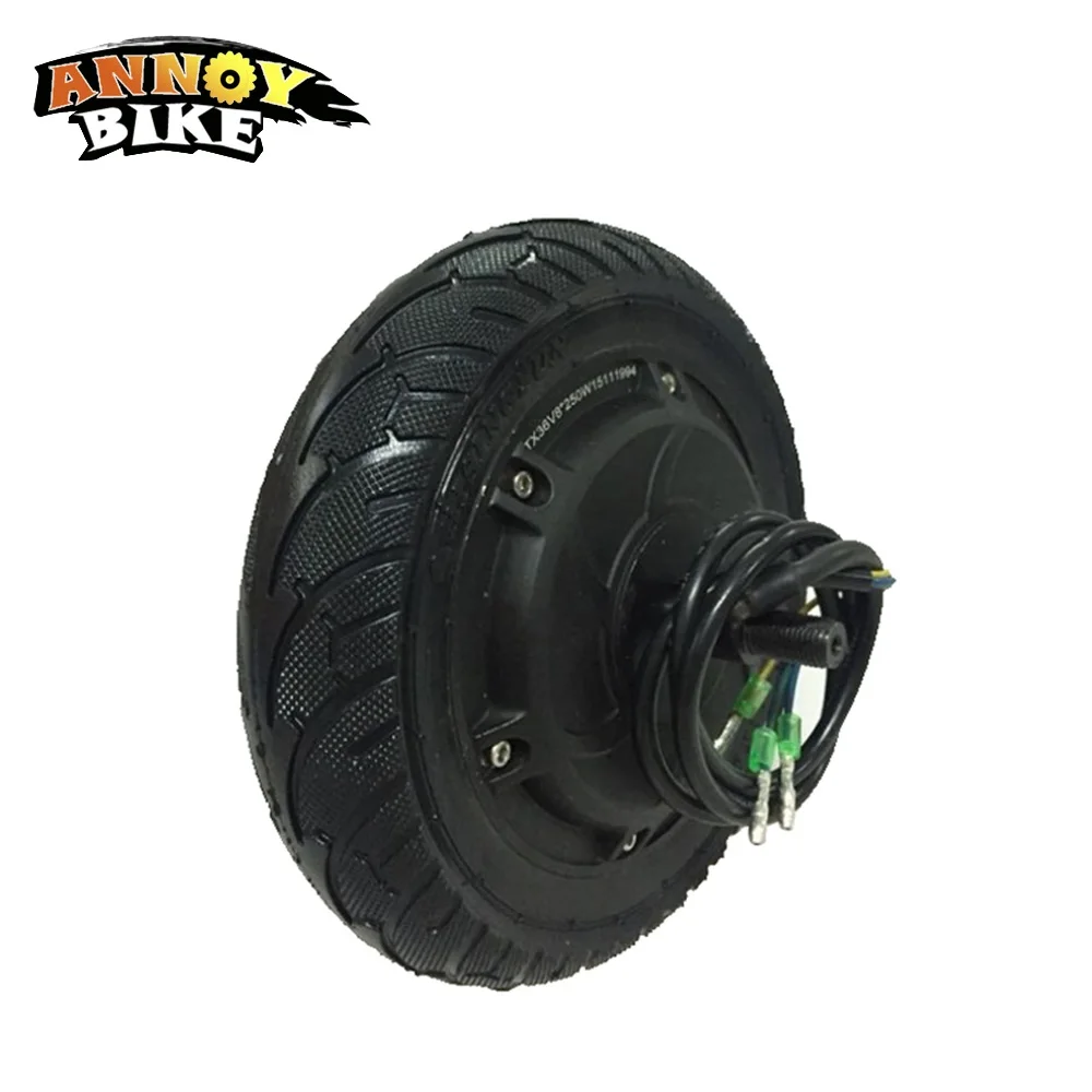 Excellent Electric Bike Conversion Kit 8 inch Electric Hub Motor wheel 24V 36V 48V Scooter Wheel Motor Brushless Motor Kit high speed 3
