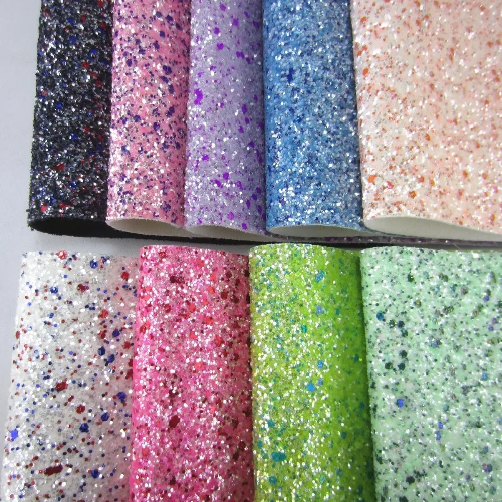 

30cmX134cm Glitter Fabric Leather synthetic faux PU leather fabric glitter for bows home decorations DIY material AY117