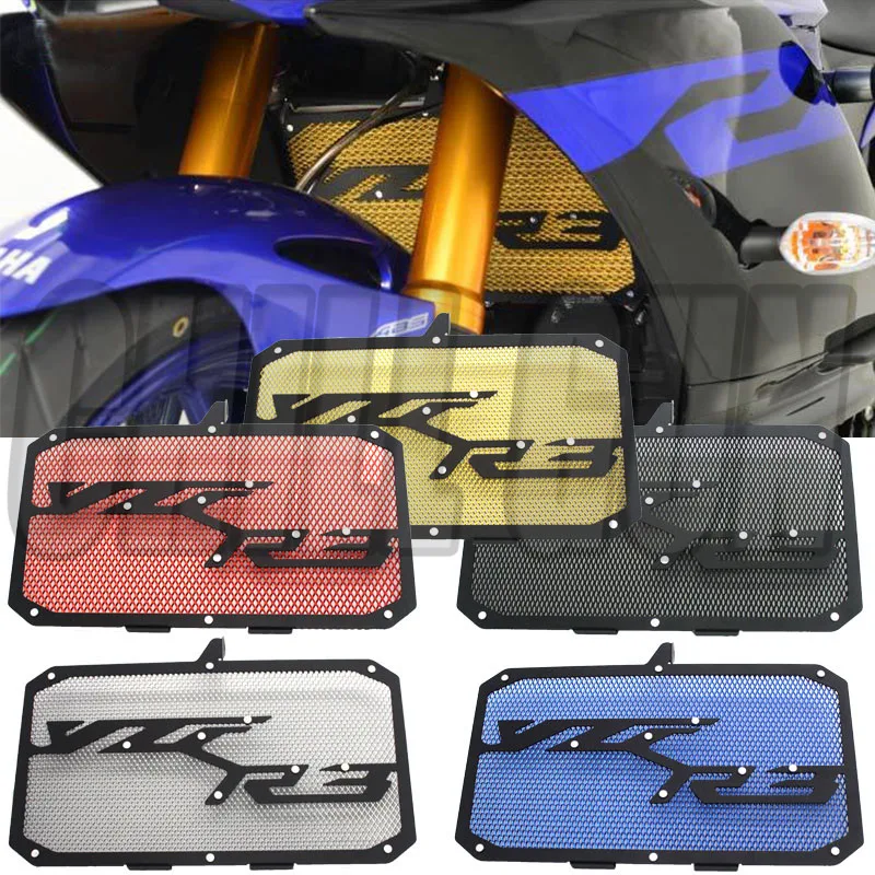 4color Radiator Grille Grill Cover Protect Guard tr FIT YAMAHA YZF-R3 2015-2016 