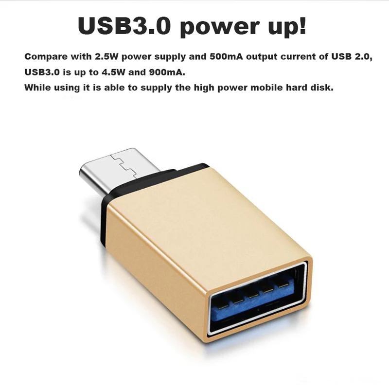 USB Type c OTG адаптер 3 1 для Xiaomi MI4C Huawei P9 Honor 8 Nexus 5x кабель зарядки и передачи данных Тип