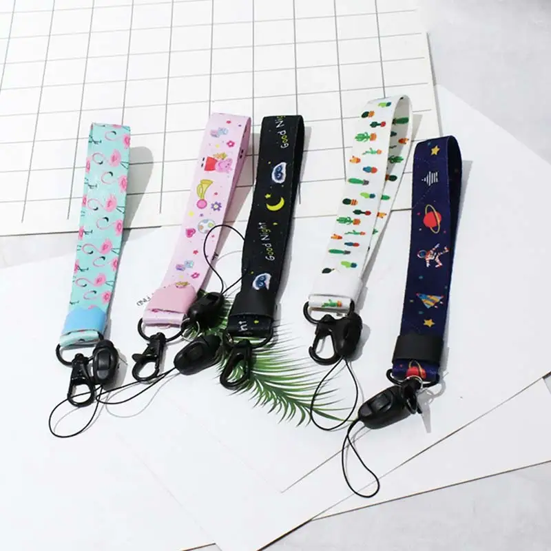 

1PC Car Leaf Animal Short 14Colors Keyring Charms Bag Long Handmade Ribbons For Phone Case Wallet Cute Pattern DIY Ribbon Band