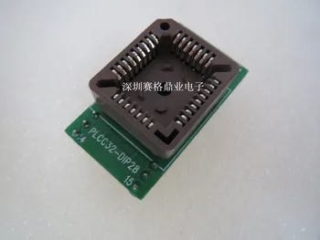 

Original Key IC Test Seat PLCC32 TO DIP28 Burning Programm PLCC32/DIP28 Socket Adapte