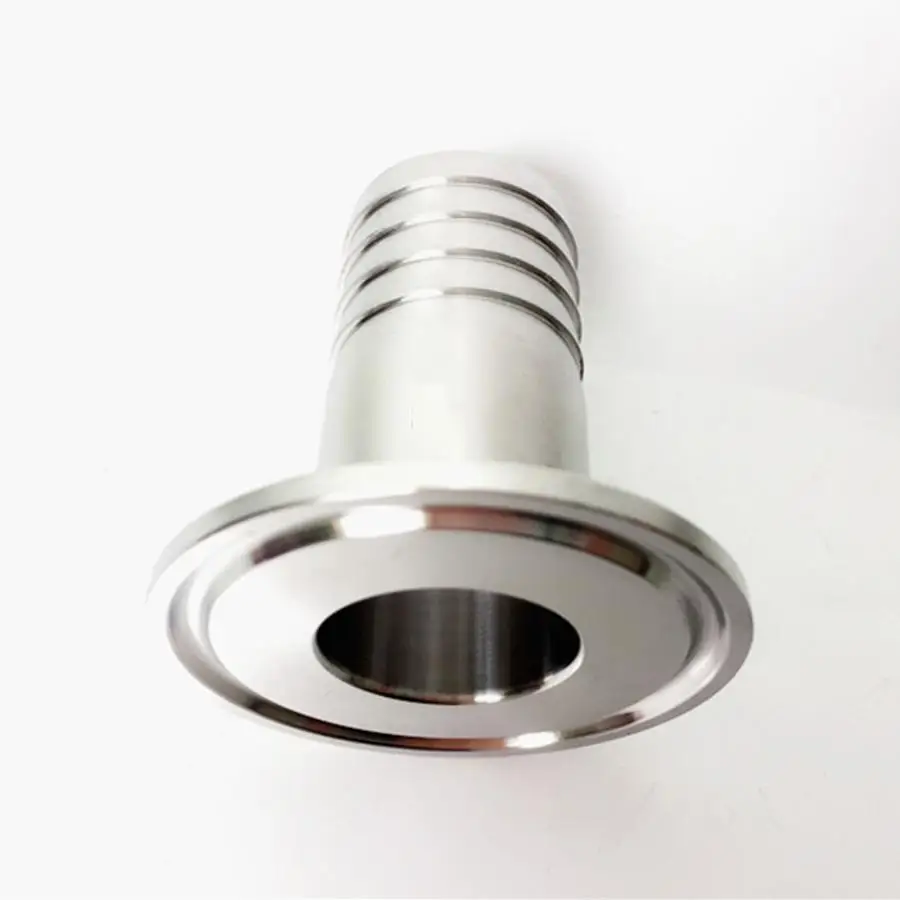 

38mm 1.5" Hose Barb x 2" Tri Clamp SUS 304 Stainless Steel Sanitary Tri-Clover Hosetail Coupler Fitting Home Brew