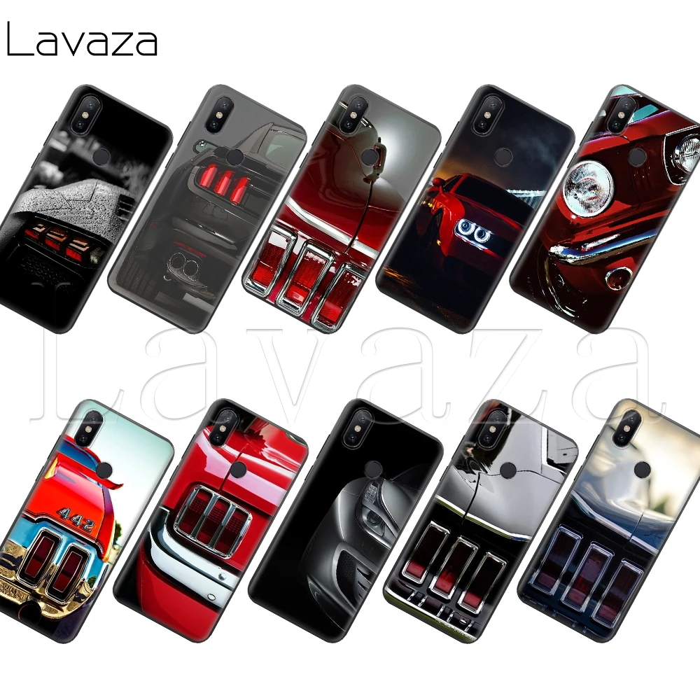 

Lavaza CLASSIC MUSTANG TAIL LIGHTS Silicone Case for Xiaomi Redmi Note 4 4X 4A 5 5A 6 6a 7 8 Pro Go Prime Plus