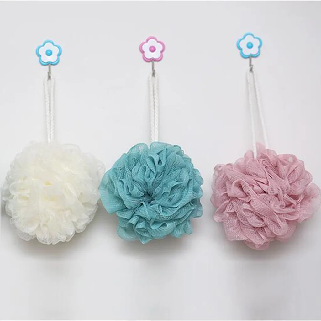 

Loofah Bath Shower Sponge Pouf Mesh Ball Exfoliating Premium Scrubber body brush bath sponge shower brush Dropshipping