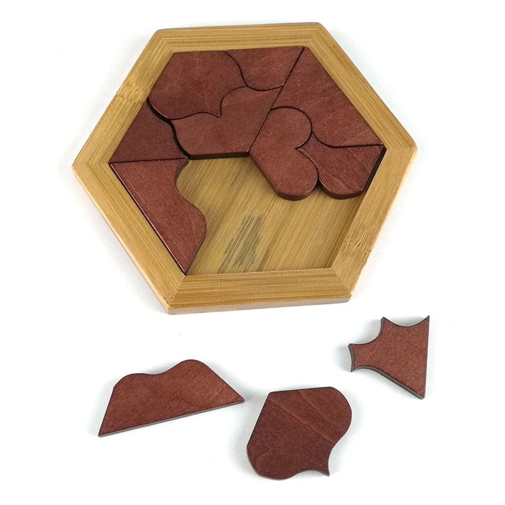 Горячая Распродажа Деревянный Tangram доска для головоломки образования раннего обучения деревянные пазлы игры и игрушки для Для детей