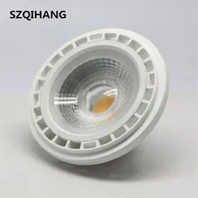 DHL AR111 QR111 GU10 Светодиодный светильник 15 Вт вход AC85-265V Точечный светильник cob светильник G53 теплый белый/холодный белый лампы с регулируемой яркостью