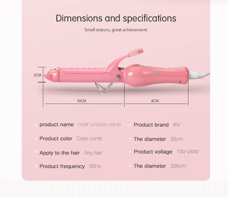 AOFEILEI New Arrival MINI Ceramic Curling Wand Curling Iron professional hair curler hair Styling Tool